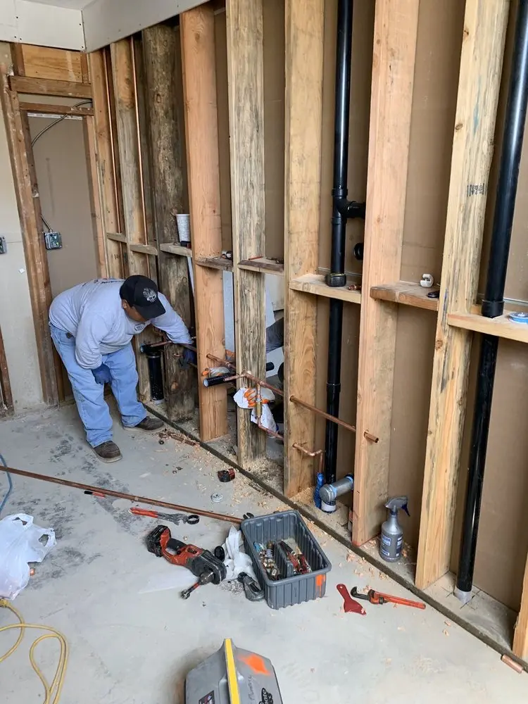 Commercial rough-in plumbing for Water Heater Replacement in Lake Whippoorwill